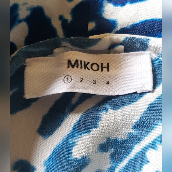 EUC Mikoh Costa Rica Tie Dye Silk mini slip dress / cover up Size XS-S - Picture 4 of 6